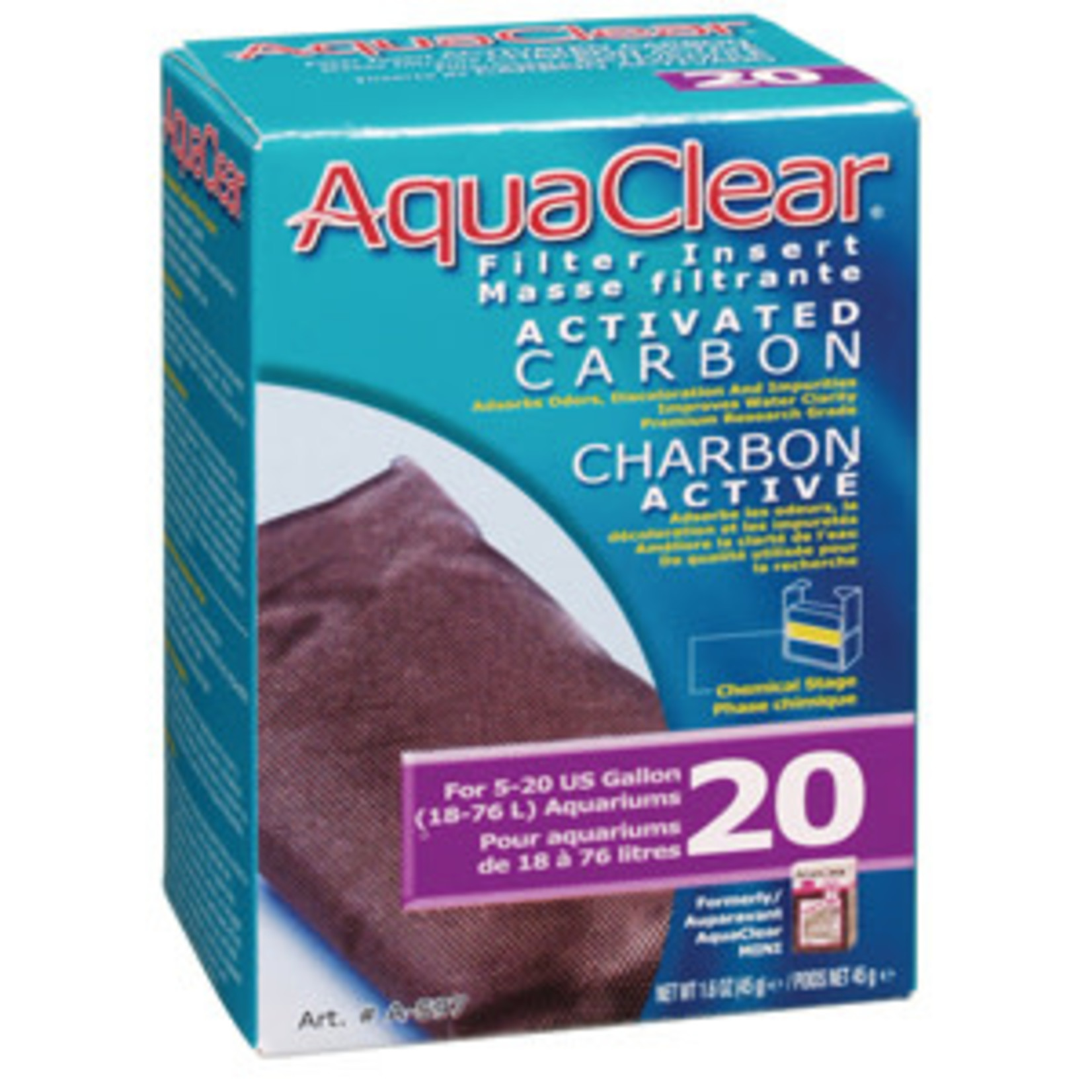 AquaClear Aqua Clear 20 (Mini) Act. Carbon Insert