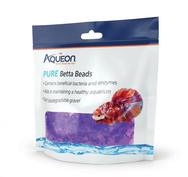 AQUEON AQ PURE BETTA BEADS PURPLE 12