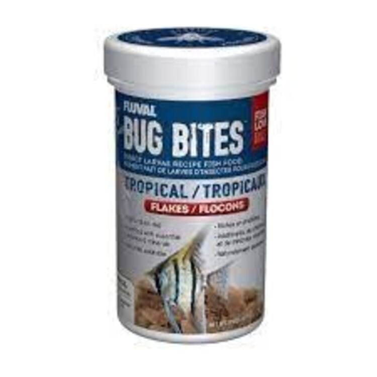 Hagen Fluval Bug Bites Tropical Flakes 1.58oz