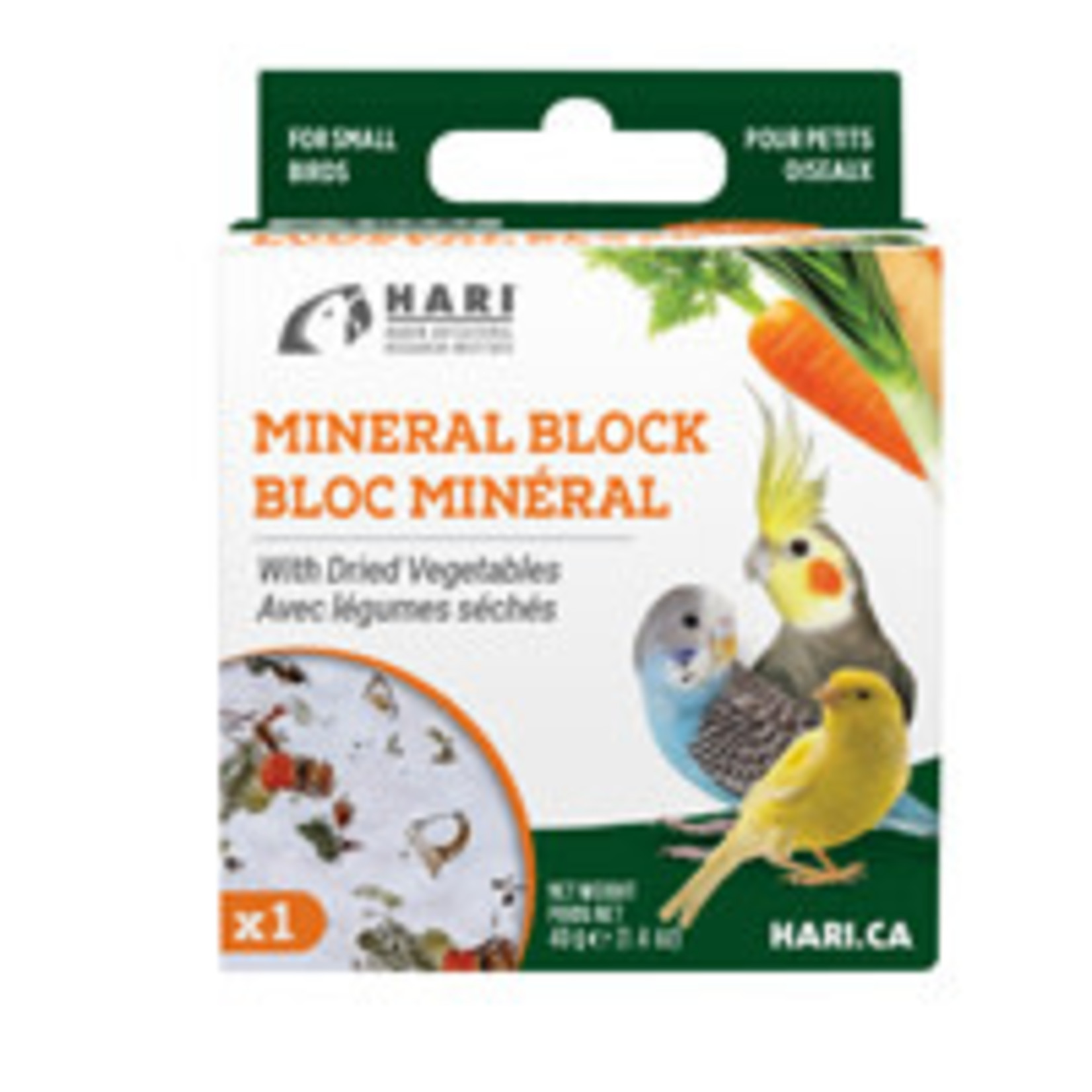HARI HARI Mineral Block, Vegetable, 1.2 oz