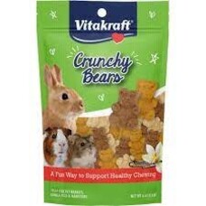 vitakraft VITAKRAFT CRUNCHY BEARS SMALL ANIMAL TREATS 4 OZ