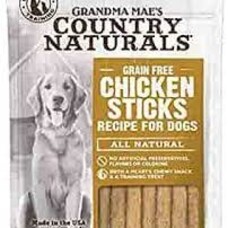 GRANDMA MAE S COUNTRY NAT CN CHICKEN STCK DOG TREATS 5OZ