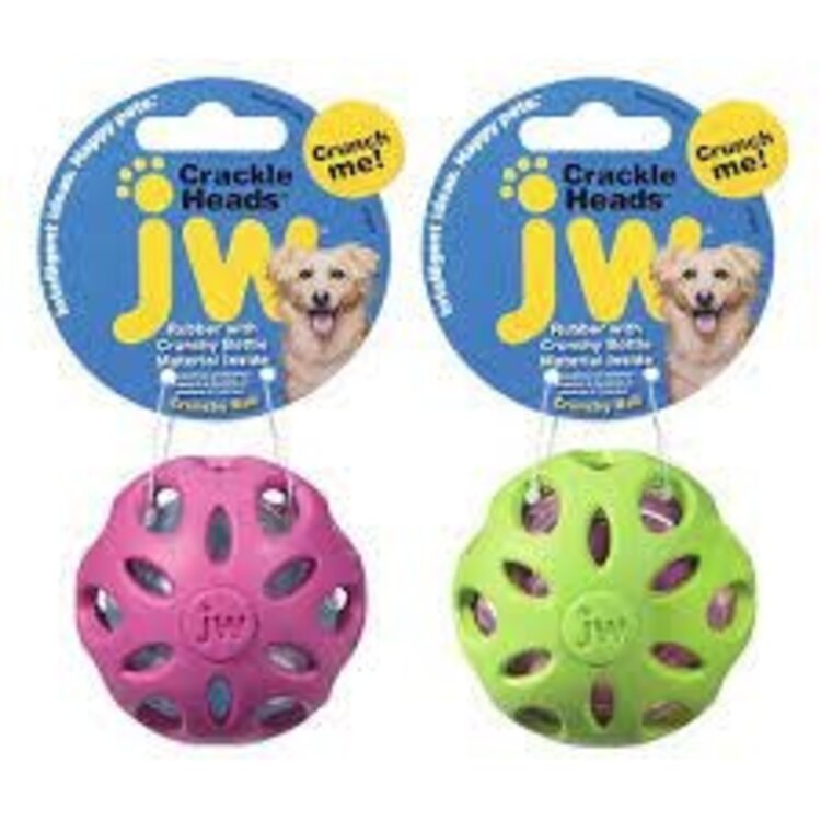 JW PET COMPANY JW CRACKLE HEADS BALL LG