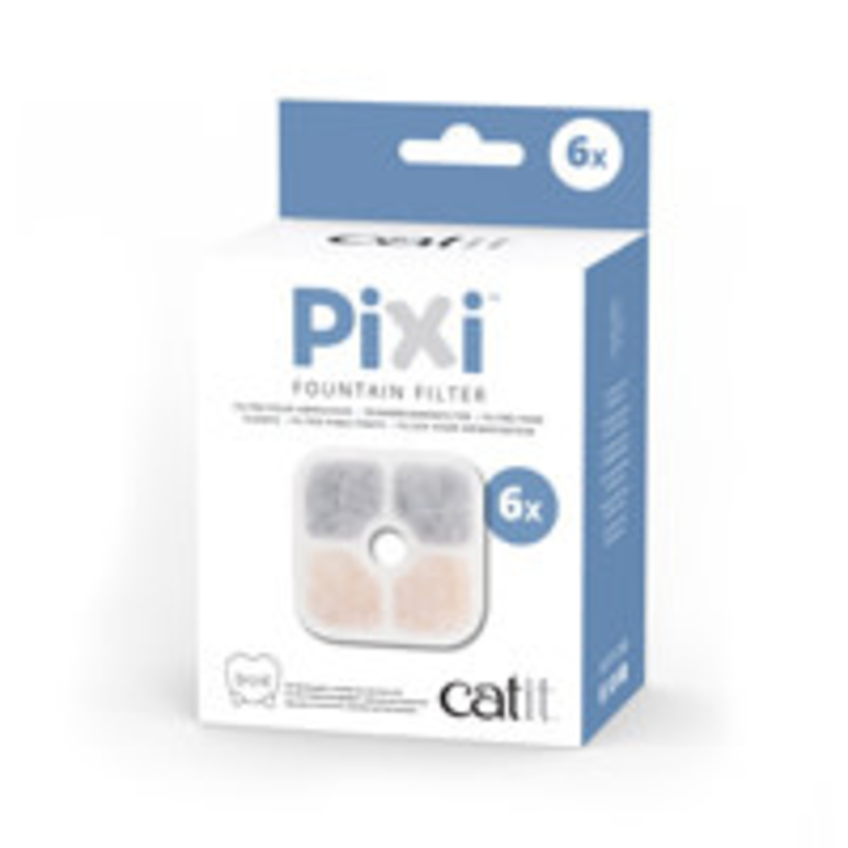 Catit Catit Pixi Fountain Cartridge, 6-pack