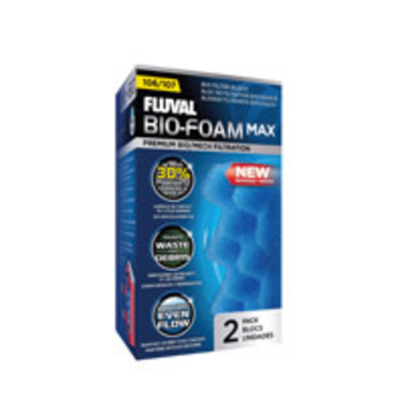 Fluval Fluval 107 Blue BioFoam MAX, 2 pcs