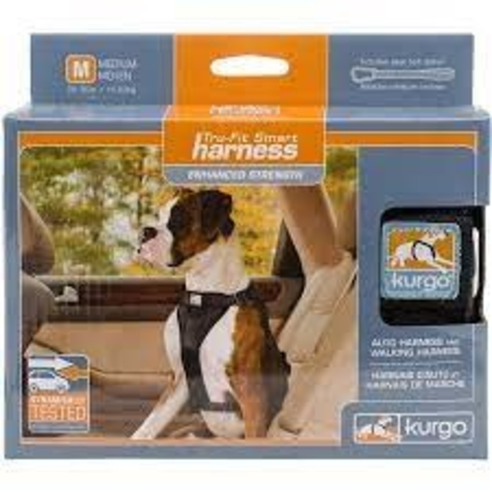 KURGO KURGO ENHANCED STRENGTH TRU-FIT DOG CAR HARNESS MD