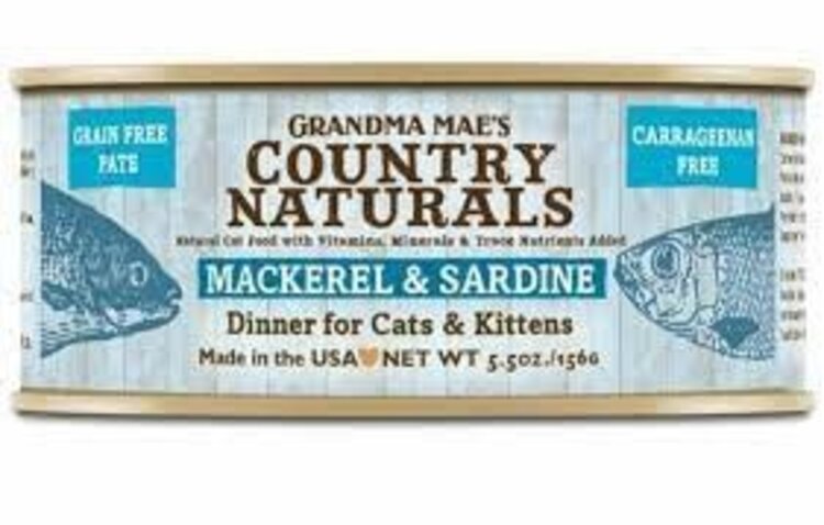 GRANDMA MAE'S COUNTRY NATURALS CN Grain Free Cat/Kit Mak/S 5.5