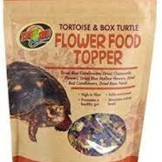 ZOO MED TORTOISE & BOX TURTLE FLOWER FOOD TOPPER .21 OZ
