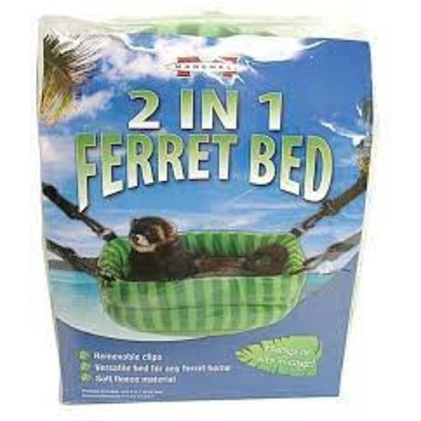 Marshall  Pet Marshall 2 in 1 Ferret Bed Set
