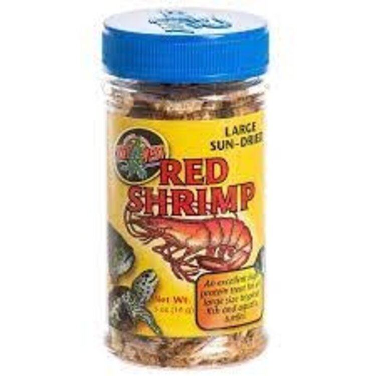 ZOO MED LARGE SUN-DRIED RED SHRIMP .5 OZ