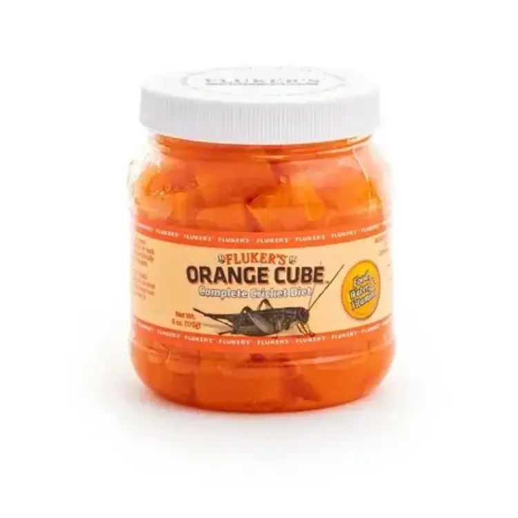 Fluker Orange Cube 6oz