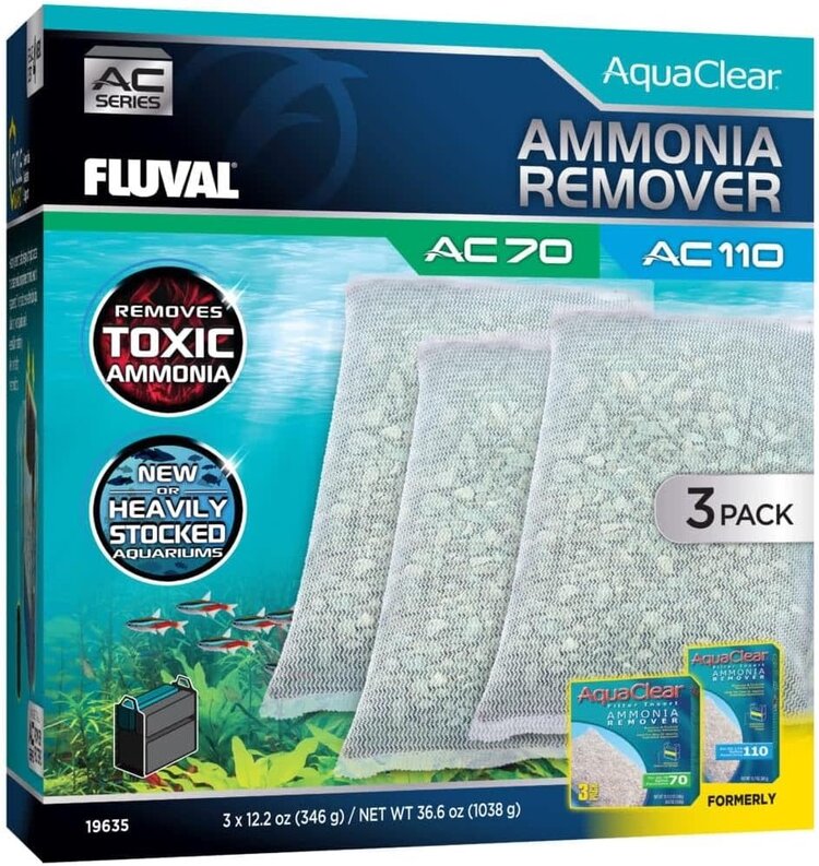 Hagen Fluval AC70/110 Ammonia Remover Insert 3pk