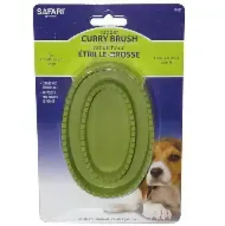 COASTAL PET PROD(SAFARI) SAFARI RUBBER CURRY BRUSH