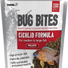 Fluval FL Bug Bites M-L Cichlid Pellets 3.5oz