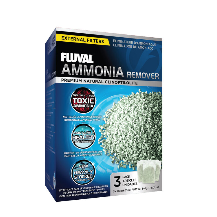 Fluval Fluval Ammonia Remover, 180 gram (3/pack)