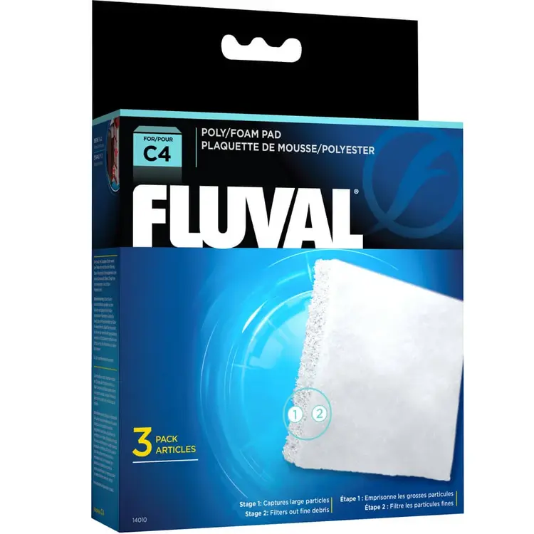 Fluval Fluval C4 Poly Foam Pad 3pk
