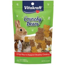 vitakraft VITAKRAFT CRUNCHY BEARS SMALL ANIMAL TREATS 4 OZ