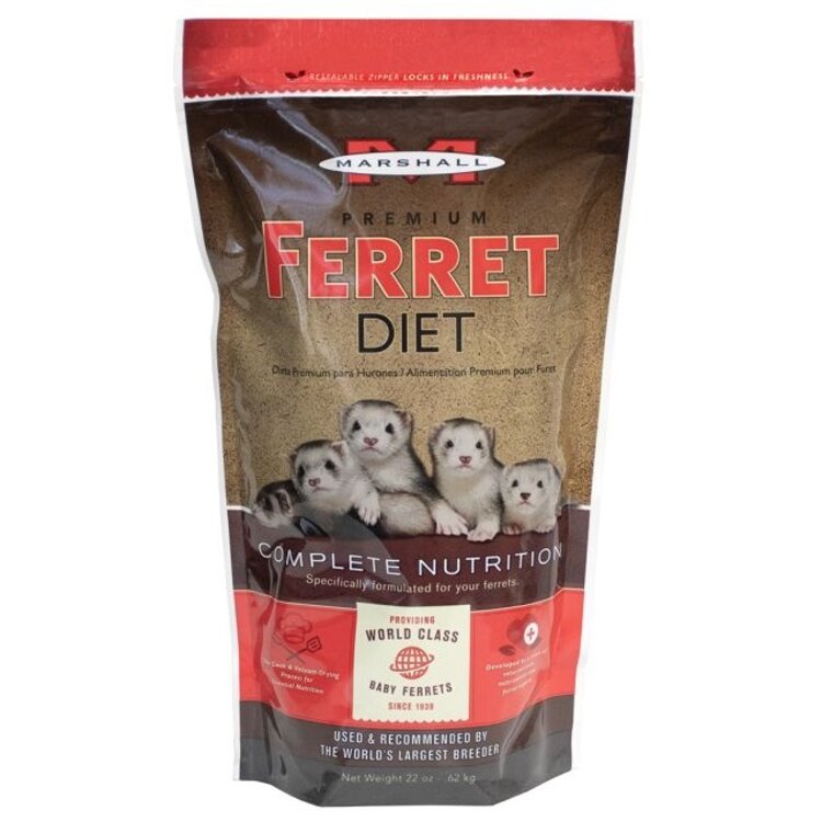 Marshall  Pet MP Prem. Ferret Diet 22oz