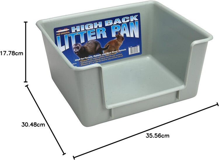 Marshall  Pet Marshall High back Litter pan