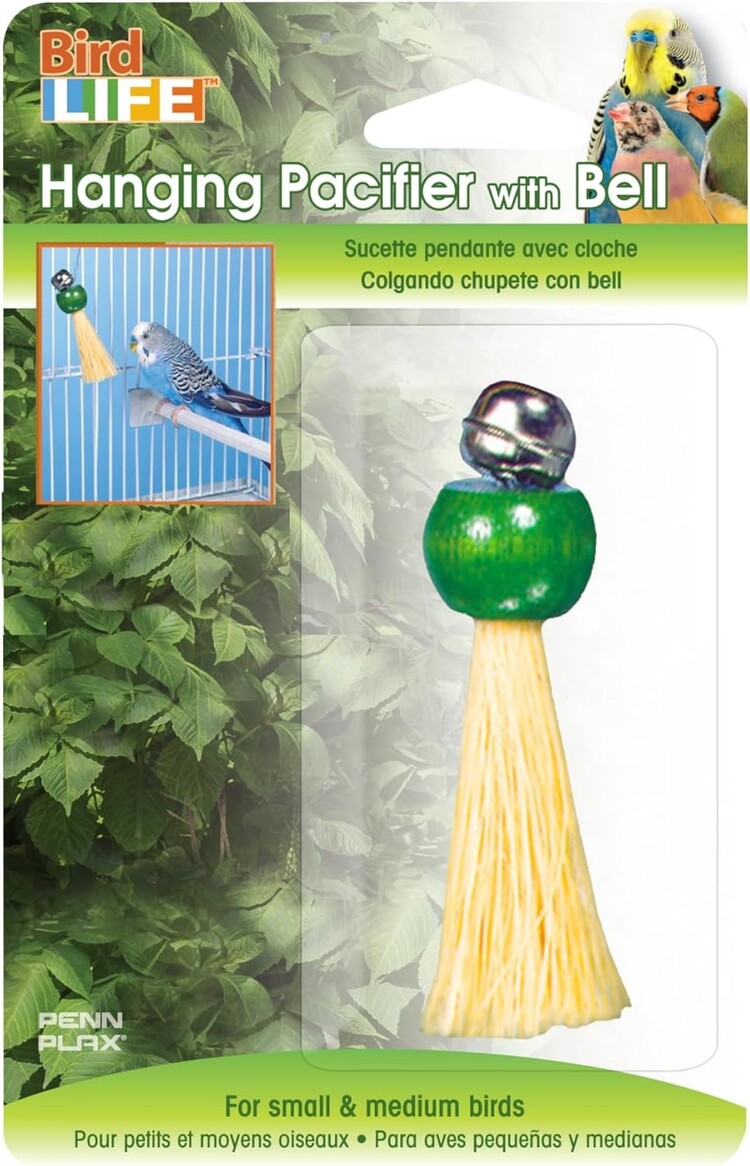 Penn-plax PP LRG HANGING PACIFIER W/BELL