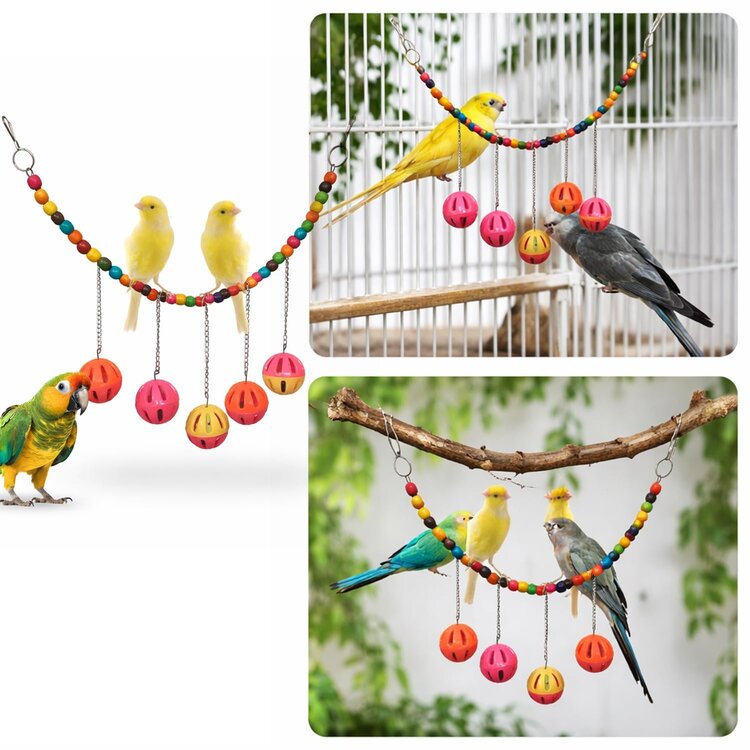 Prevue Pet BOW DANGLES BIRD TOY SM