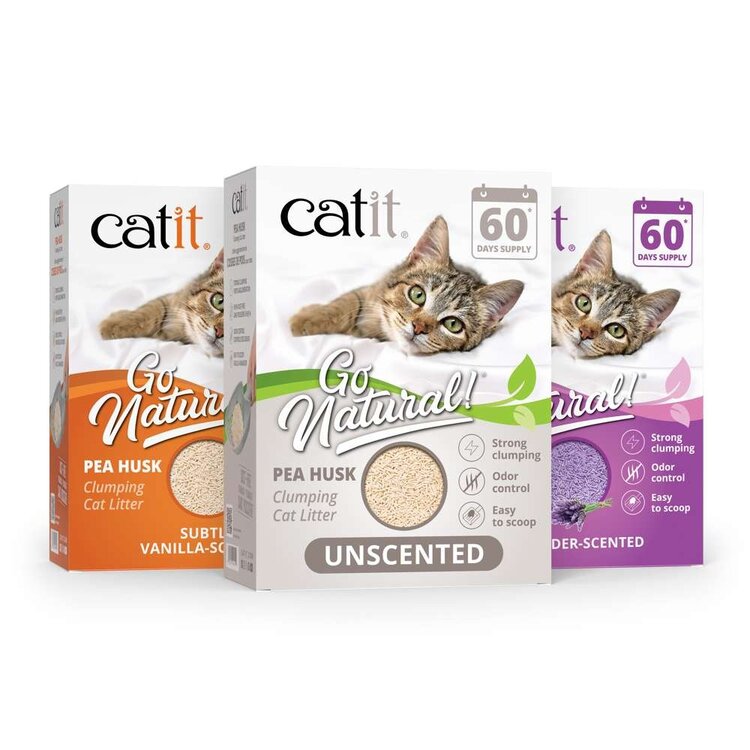 Catit Catit GoNatural Pea Husk Litter Natural