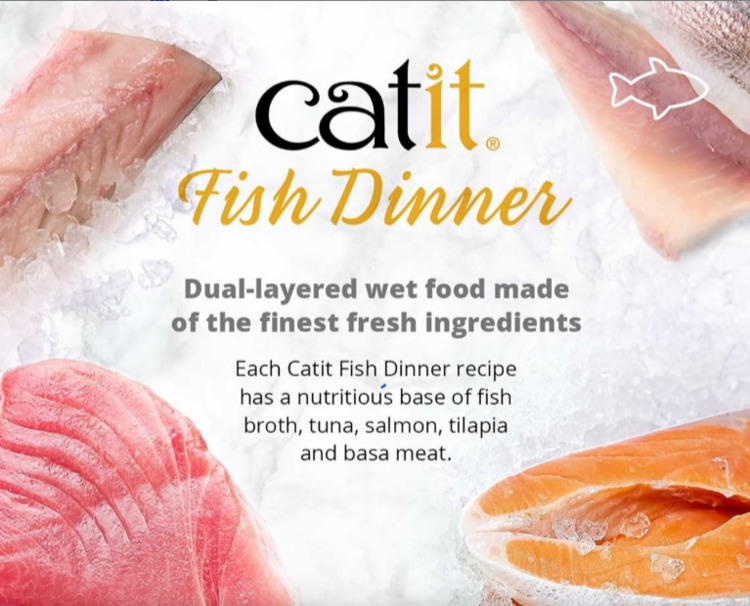 Hagen Catit Fish Dinner with Tuna n Carrot