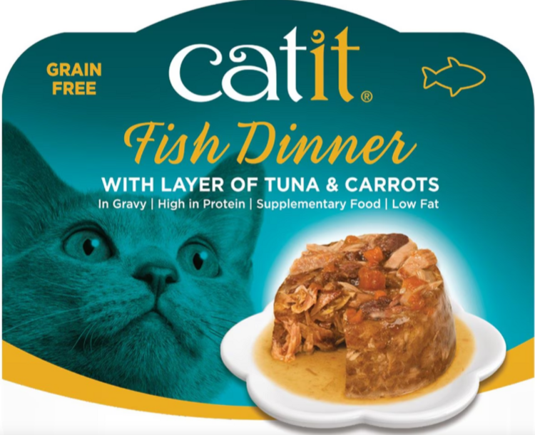 Hagen Catit Fish Dinner with Tuna n Carrot