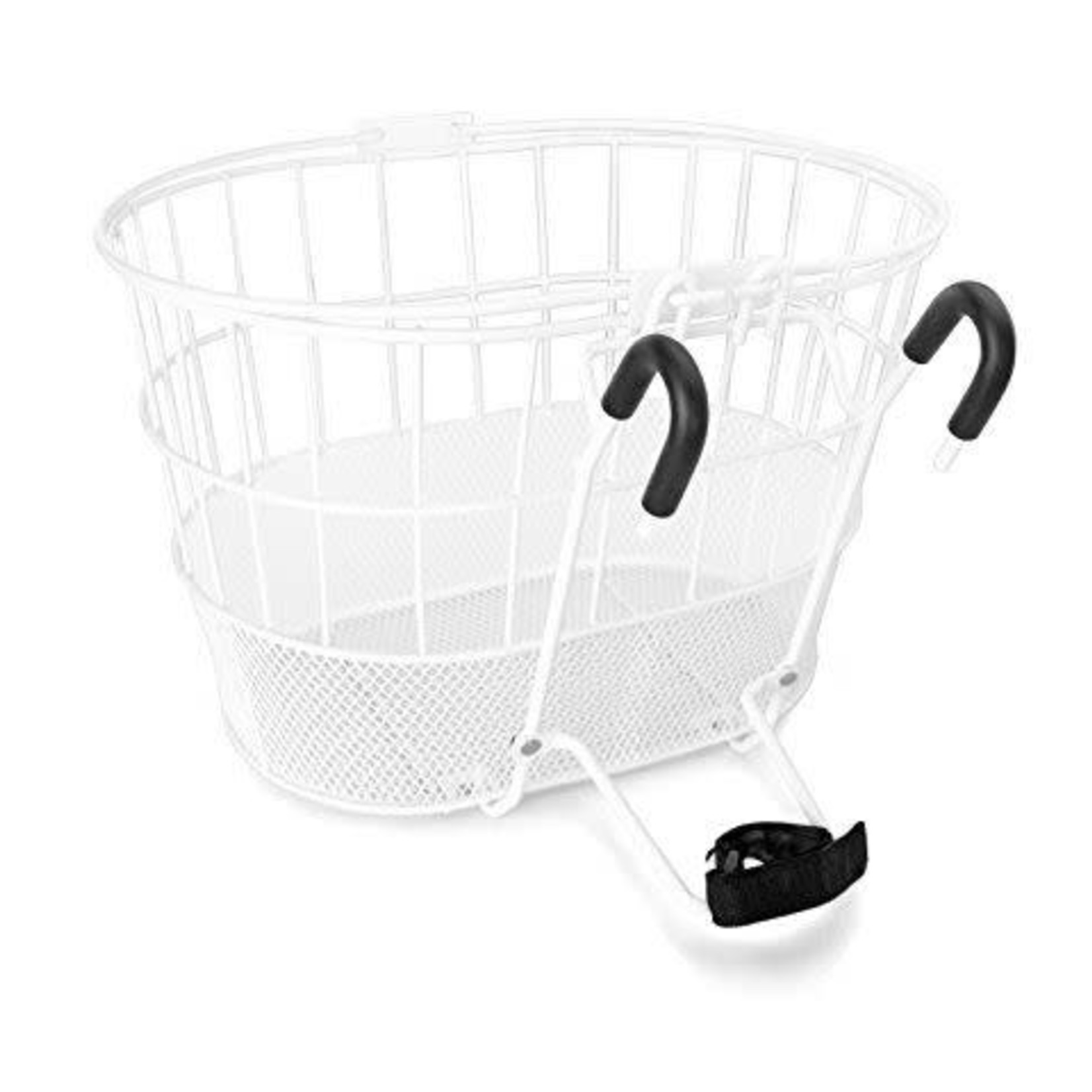 Sun Basket Ft Wire/Mesh Oval White Lift Off