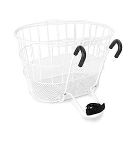 Sun Basket Ft Wire/Mesh Oval White Lift Off