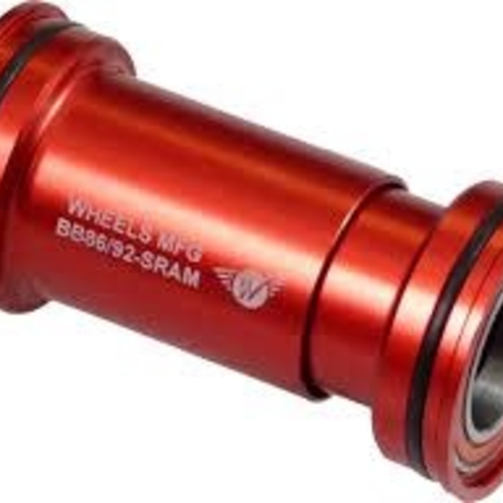 Wheels Manufacturing Bottom Bracket WMF BB86/92 Press-Fit BB SRAM Ceramic Red