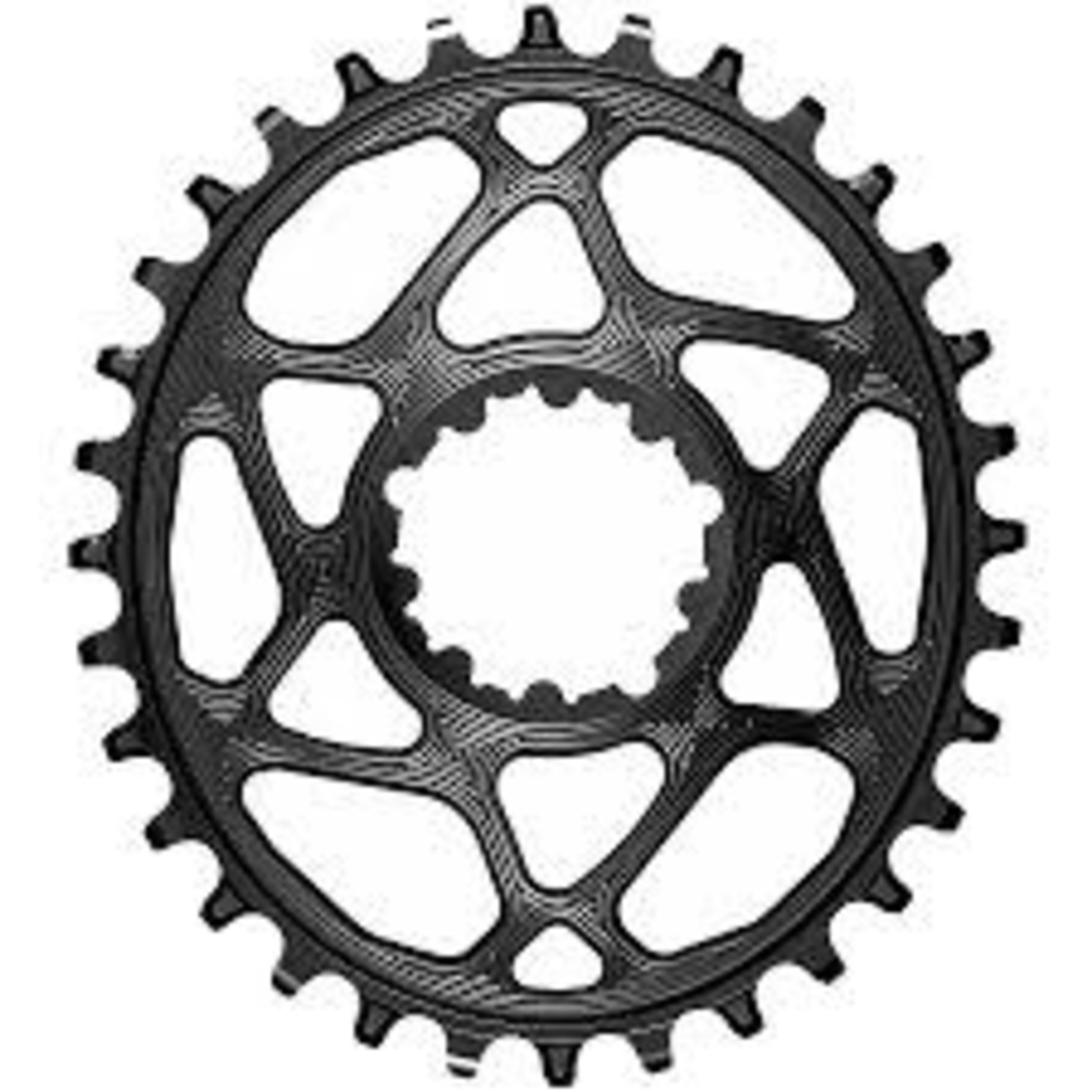 ABSOLUTE BLACK Chainring Absolute Black Oval 34T Direct Boost 148mm
