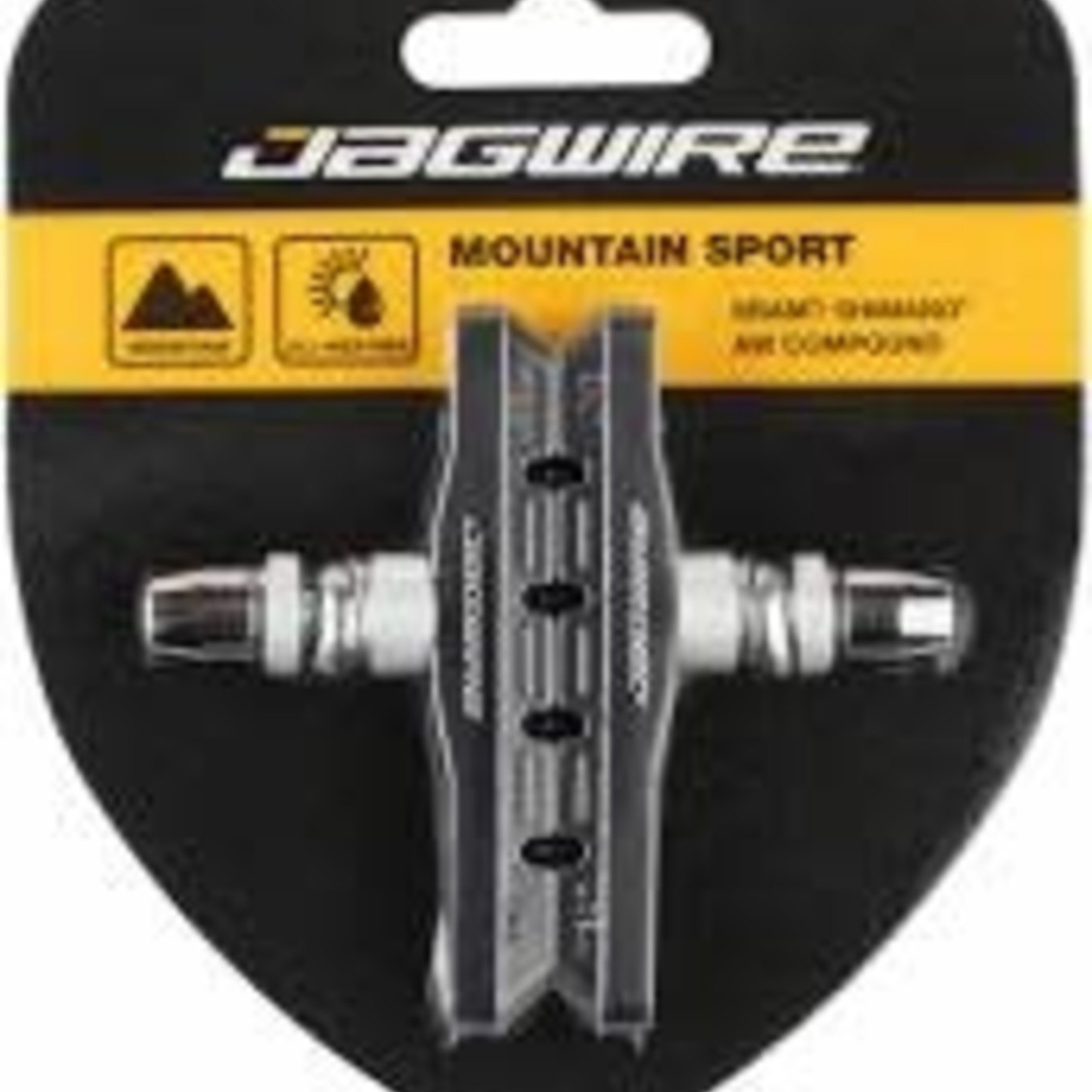 Jagwire Brake Pad Jagwire Mountain Sport Smooth Post 70mm Pad, Black
