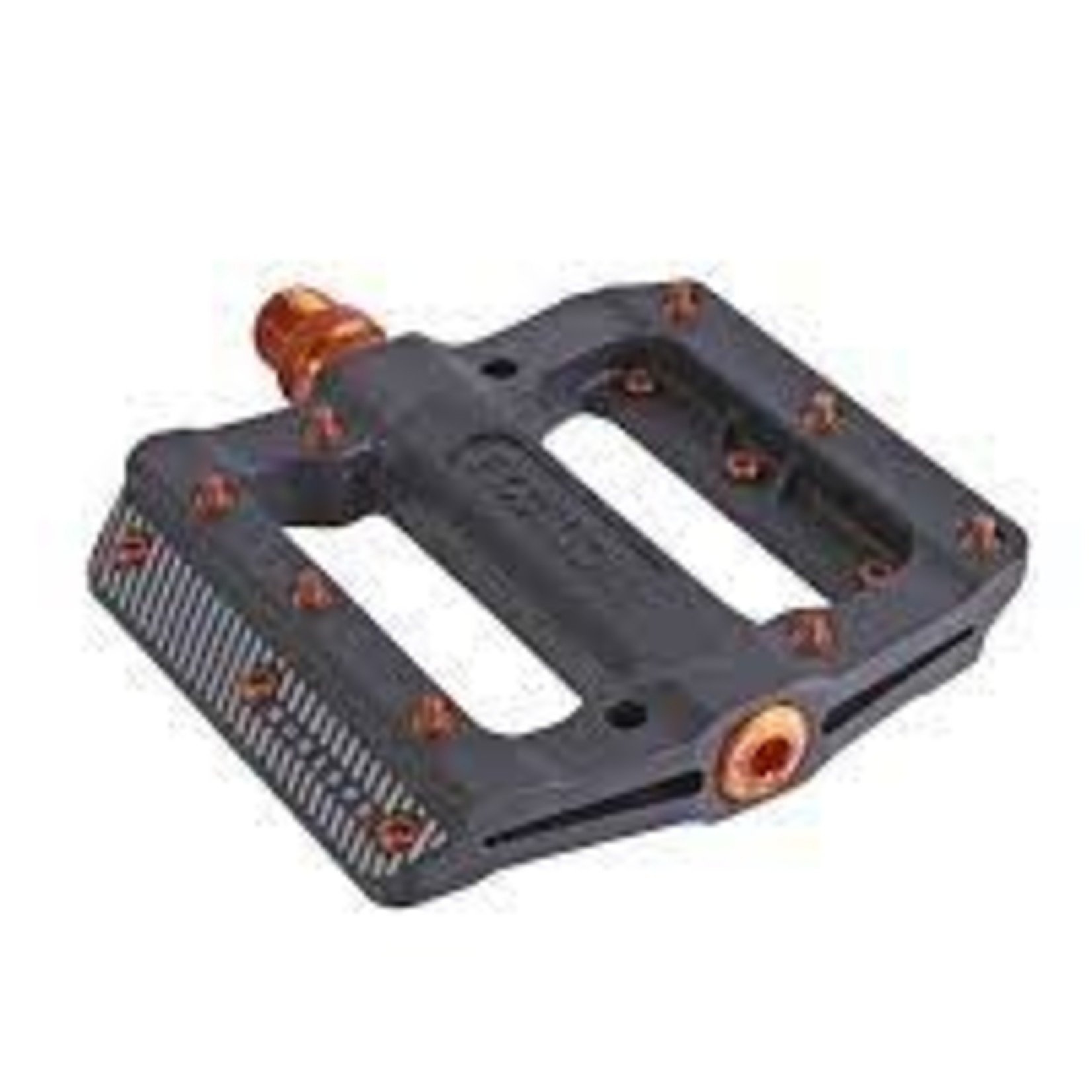 Fyxation Fyxation Mesa MP Subzero Pedals - Platform, Composite/Plastic, 9/16", Black/Orange