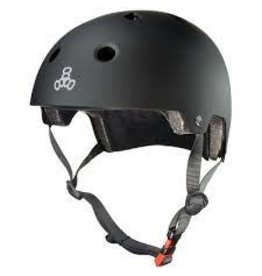 TRIPLE EIGHT Helmet Triple8 Dual Cert w/EPS Lg-XL Black