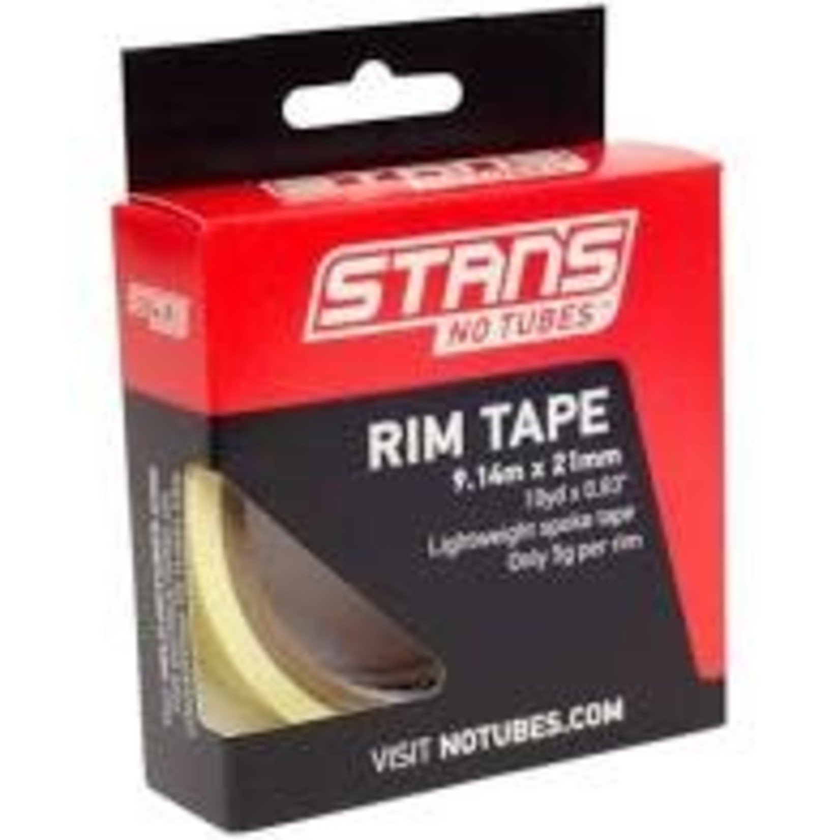 Stan's No Tubes Stan's No Tubes Yellow Rim Tape 10 Yards 21mm Wide