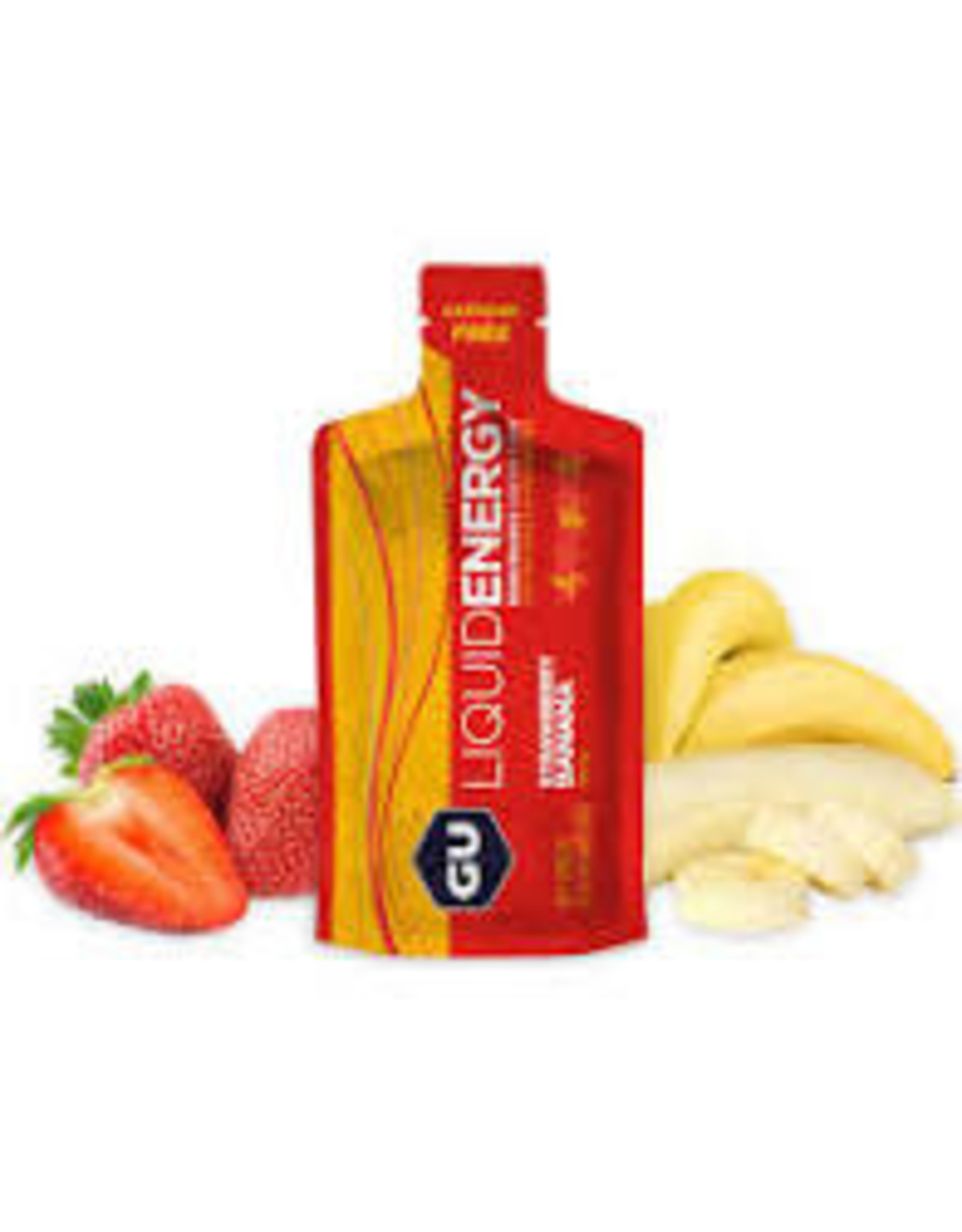 GU Energy Labs GU Liquid Energy Strawberry Banana Box of 12 single