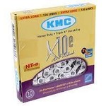 KMC Chain KMC X10e-Sport eBike Chain: 136 Links, Silver