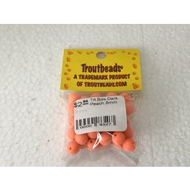 Troutbeads.com Trout Beads Brand Dark Peach 8mm