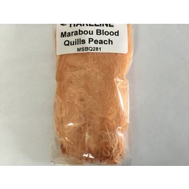 Hareline Marabou Blood QuilL  Peach #281