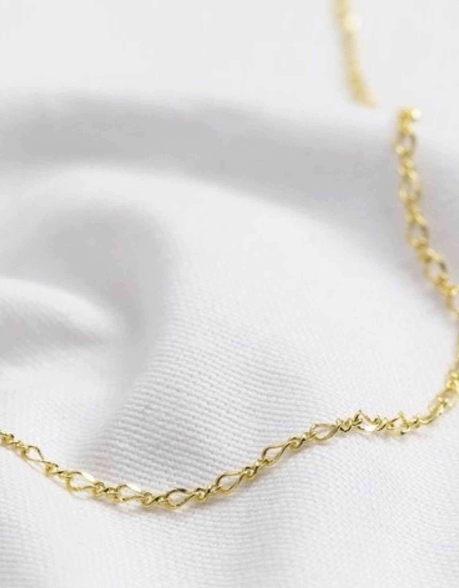 Lisa Angel Gold Infinity Chain Necklace