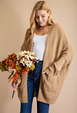 LLove Dolman Long Sleeve Cardigan Sweater - LV7817