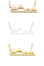Royce and Oak Mountain Necklace - Gold
