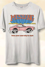 Junk food Clothing Ford Mustang Vintage Premium Graphic Tee