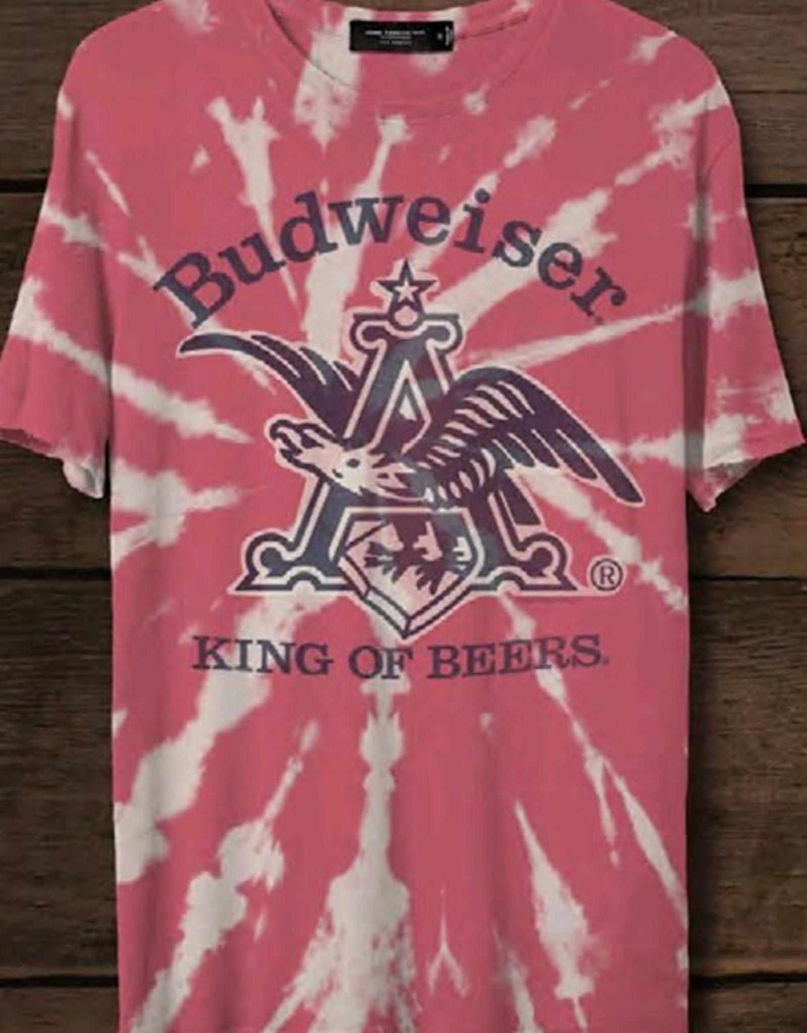 Junk food Clothing Budweiser Anheuser-Busch King of Beers Premium Graphic Tee