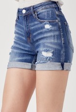 Risen Plus High-Rise Rolled Up Shorts