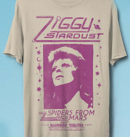 Junk food Clothing Bowie Ziggy Spiders From Mars Premium Vintage Graphic Tee