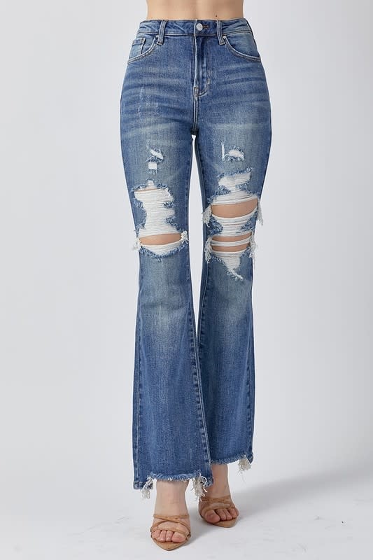 High Rise Wide Flare Jeans Edgewood Outfitters 