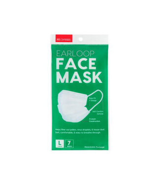 Iris Usa Earloop Face Mask 7Pcs - Green