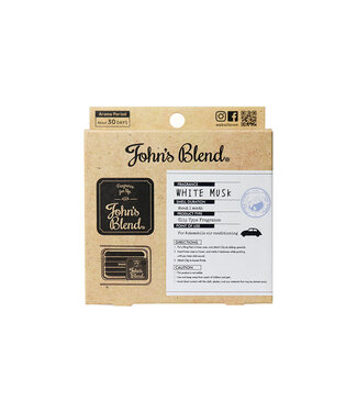 Nol John's Blend John's Blend Clip-On Air Freshener - White Musk